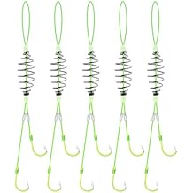 Dyxssm Spring Bait Cage Trap Fishing Hooks, Drum Spring Feeder Carp Fishing Baits Hook