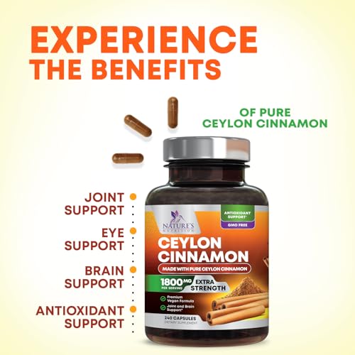 Nature's Nutrition Extra Strength Cinnamon Capsules