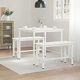 Design moderne et polyvalence : avec son design élégant et moderne, cette table à manger s'intègre parfaitement dans n'importe quel décor. Elle est parfaite comme table de cuisine pour les repas quotidiens ou les occasions spéciales et met en valeur n'importe quelle pièce.