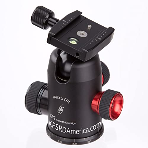 Kps R&D T5D Geared Ball Head With Microtilt Precision Adjustments For Professional Photographers #TOP5