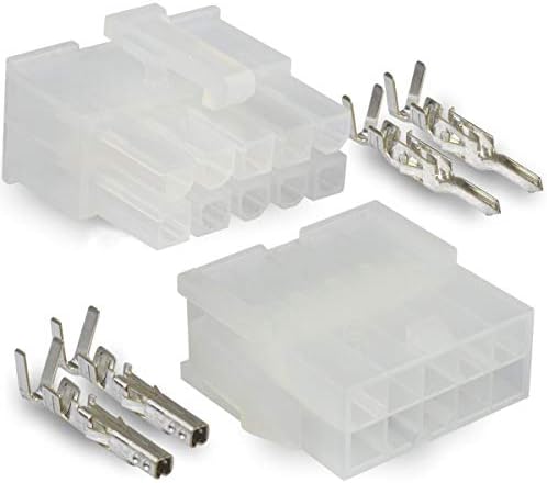 Molex, 10 Circuit Connector -1 Complete Set- Wire Conn. with Pins - Molex Mini-Fit Jr