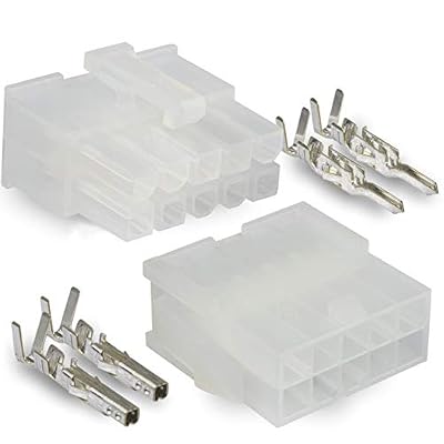 Molex, 10 Circuit Connector -1 Complete Set- Wire Conn. with Pins - Molex Mini-Fit Jr