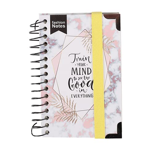 Ipienlee Small Pocket Notebook Marble Spiral Notebooks Little Diary Note Pads Lined Memo Book Fashionable Small Journal Notepad A6 Size 3.5 X 5.5 Inch Pack Of 4 #TOP3