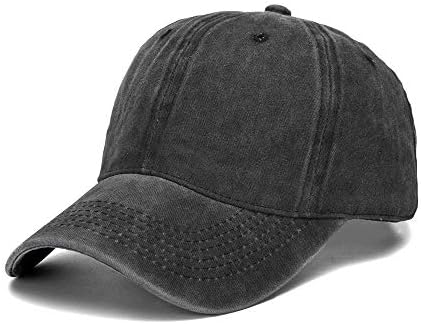 WINCAN Vintage Washed Distressed Cotton Dad Hat Baseball Cap Adjustable Polo Trucker Unisex Style Headwear