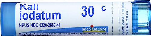 Boiron Homeopathic Medicine Kali Iodatum, 30C Pellets, 80-Count Tubes #TOP30
