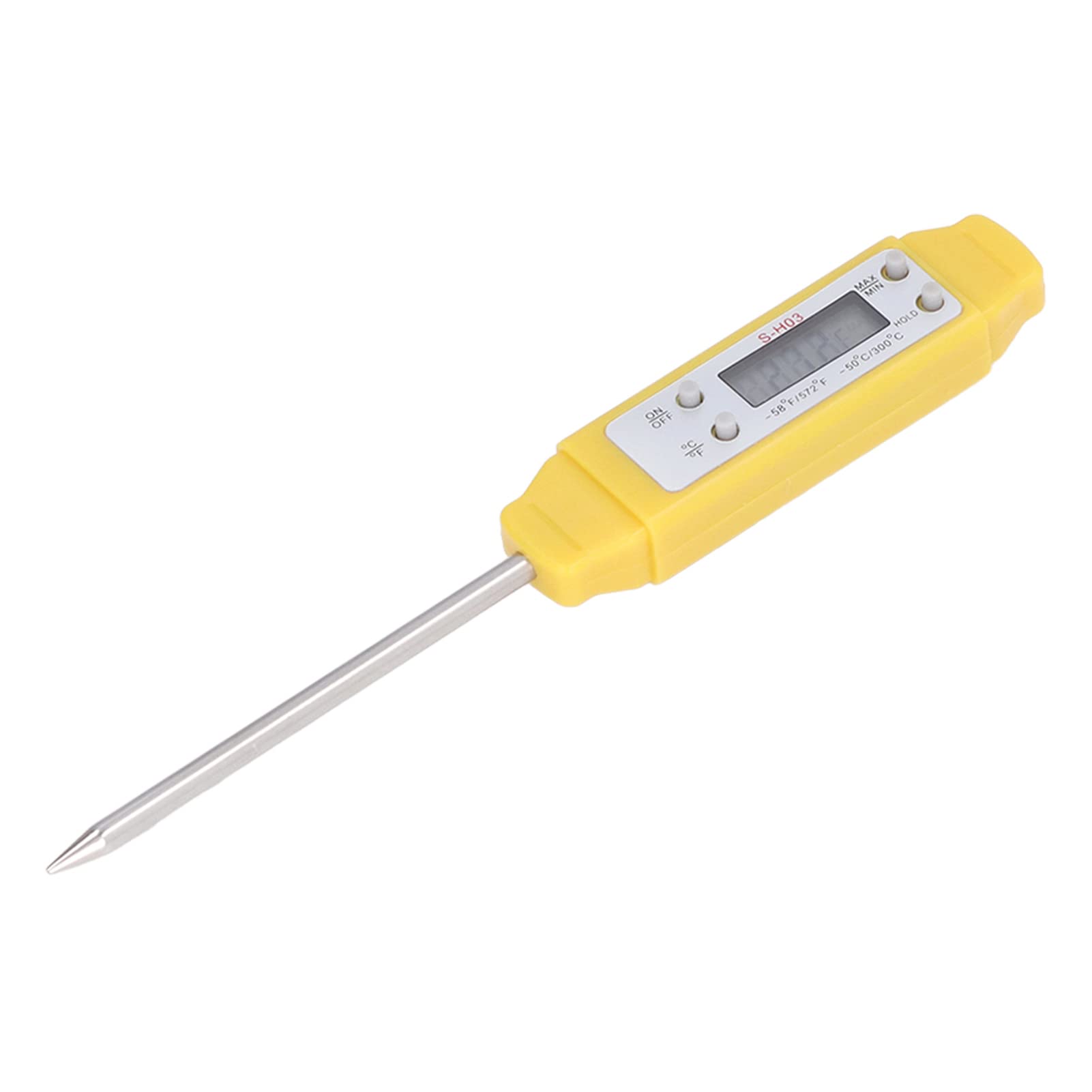 Akozon Pocket Thermometer, Digital Food Thermometer Automatic Calibration Pen for Cooking Meat Liquid Oil for Home/Kitchen Use