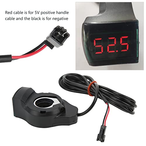 Acelerador de controle de velocidade de bicicleta, identificação automática de 12 V a 99 V com mostr