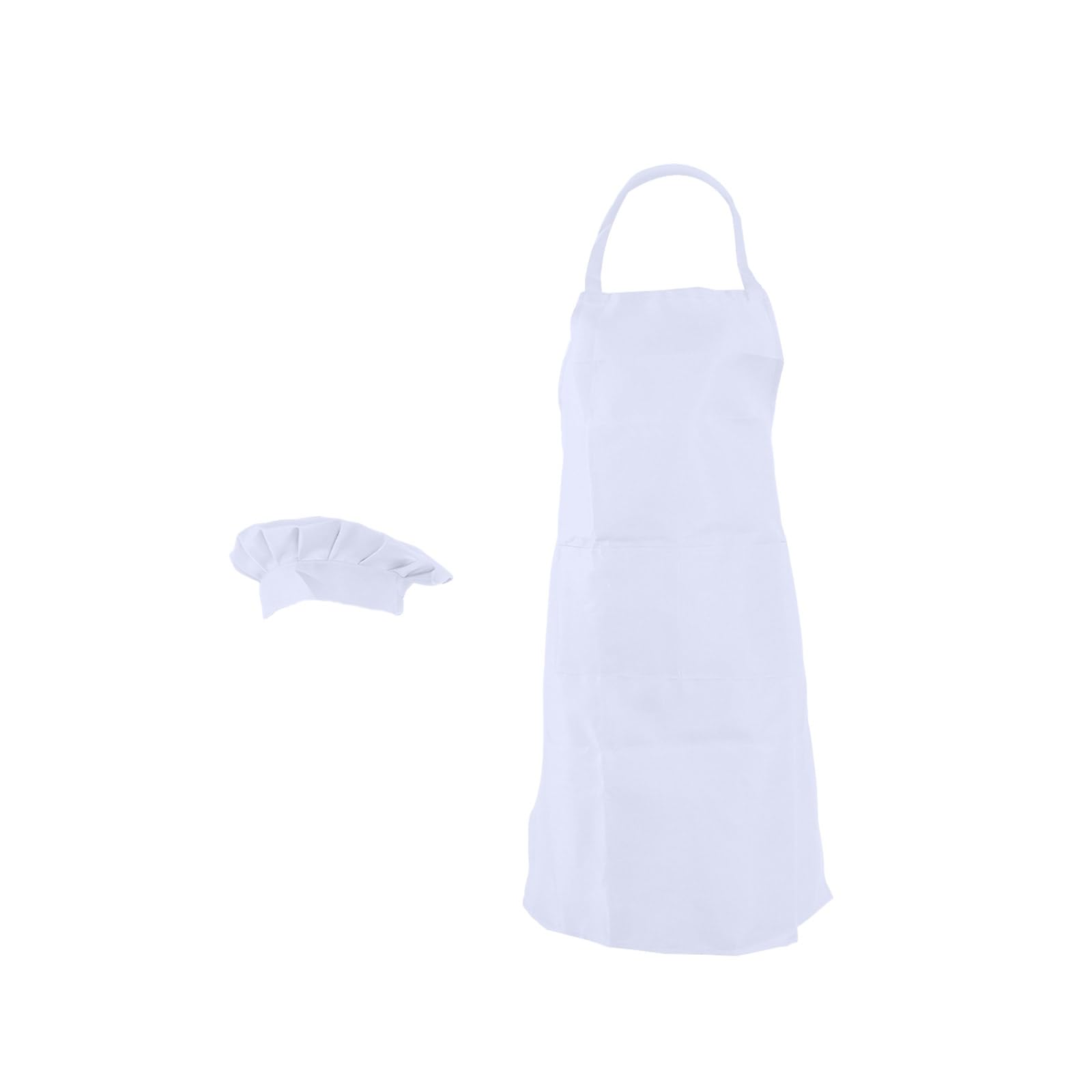 Hsyzygian Kitchen Apron Set for Adults, Adjustable Size Apron Baking Hat Protects Against Stain in the Kitchen Party Host