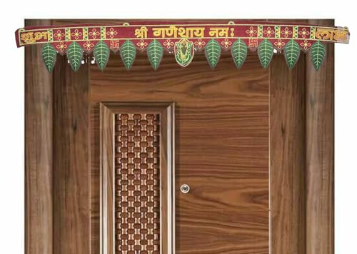 Image of Fabric Home Decoration Hanging Toran Main Door Garlands Handmade Bandhanwar Door Entrance Hanging HomeTraditional Wall Decoration Diwali Decoration Diwali Gift