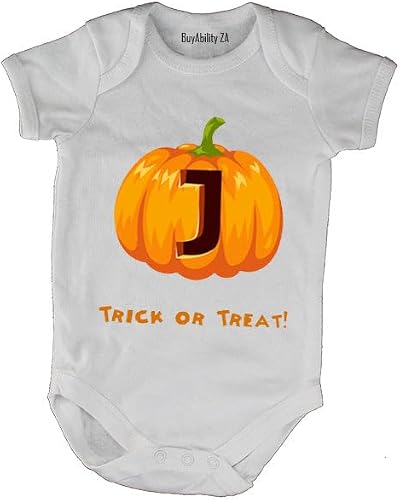 J - Halloween Pumpkin - Baby Grow