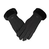 Livwellia 1Pair Women's Thermal Lined Cycling Gloves Winter Warmth Riding Halloween Accessories Winter Gloves-9-One Size