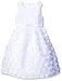 American Princess Girls' Buckle Dress with Ribbon Skirt