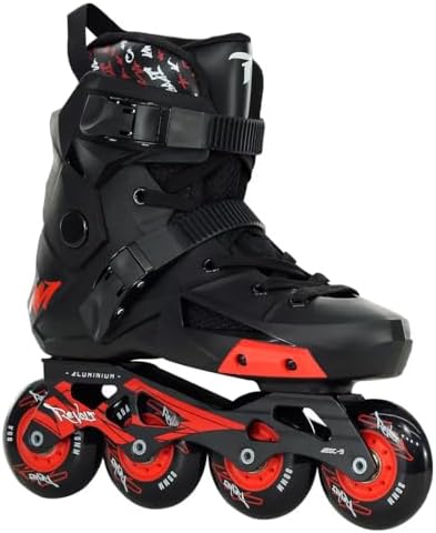 Patins Traxart Revolt Branco Inline Freestyle - 80mm ABEC-9