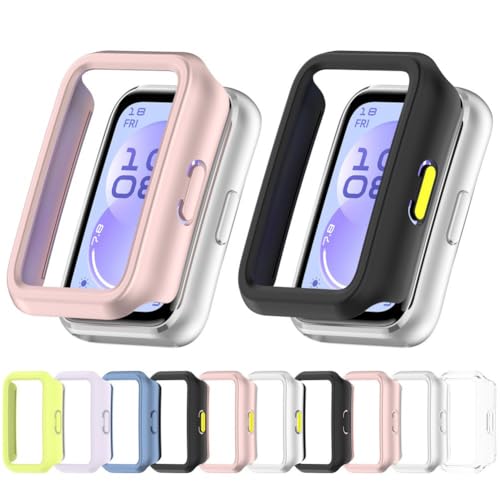 Zohmuly Cover Compatibile con HUAWEI Band 11, Cassa Dell'Orologio dal Design cavo per PC, Resistente Agli Urti, Custodia per HUAWEI Band 11 NFC Smartwatch