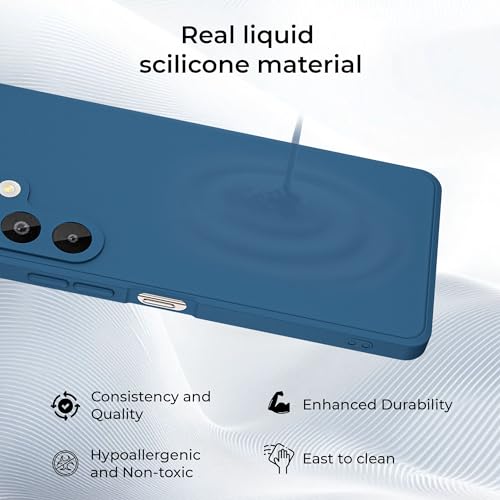 Image of A rtistque Back Cover Case for Samsung Galaxy M16 5G / F16 5G with Camera Protection | Shockproof TPU | Stylish Protective Design | Slim Fit | Ultra Matte | Samsung M16 Back Cover - Blue