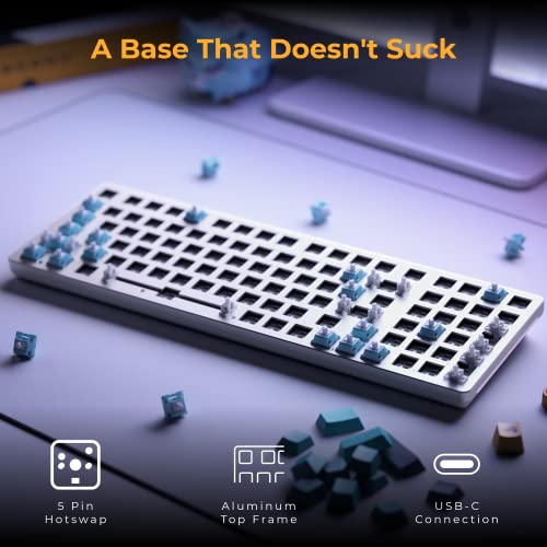 Structure de clavier gamer GMMK 2 blanc 96% pour espace de travail et jeu vidéo - 6