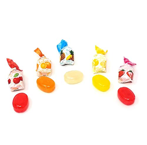 Crazyoutlet Arcor Assorted Fruit Filled Bon Bon Hard Candy, Individually Wrapped, 2 Pounds #TOP4