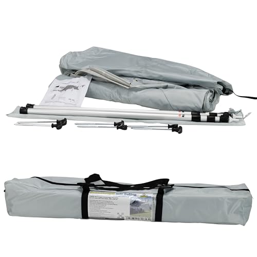 Auvent de camping 5000 mm étanche avec parois latérales et barres