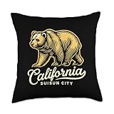 California Suisun City Throw Pillow