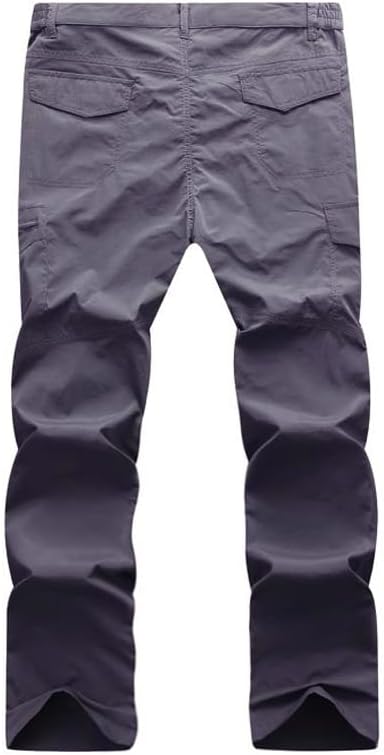 Kolongvangie カーゴパンツ 速乾 ハイキング メンズ アウトドア カジュアル ワークアウト 通気性 パンツ マルチポケッ
