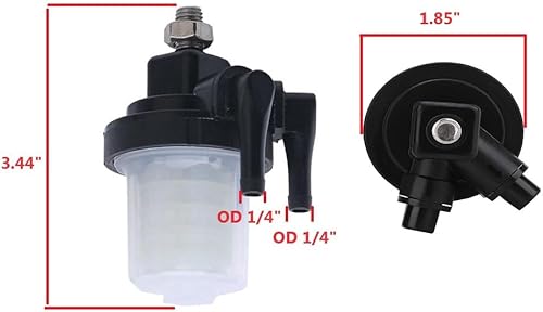 Miniatura 8 de Conjunto de filtro de combustible de motor de barco 3AD-02230-0 346-02230 35-853733A para Tohatsu Nissan Mercury Mercruiser Quicksilver Outboard M