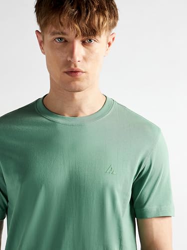 Image of Clans & Hans Men's Super Combed Cotton T Shirt, Regular Fit Round Neck Tshirt, Half Sleeves, Plain T-Shirt for Men