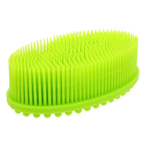 IWOWHERO Baby Grooming Bath Brush Soft Silicone Shampoo Scrubber Bath Detangler