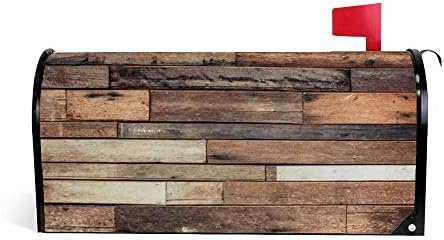 My Daily Magnetic Mailbox Cover Wooden Background Vintage Decorative MailWraps Mailbox Post Box Cover Standard Size 20.7X 18.03 inch