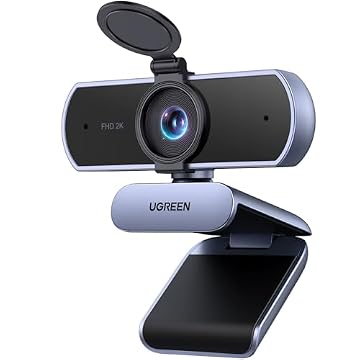 Webcam UGREEN 2K QHD com Microfone