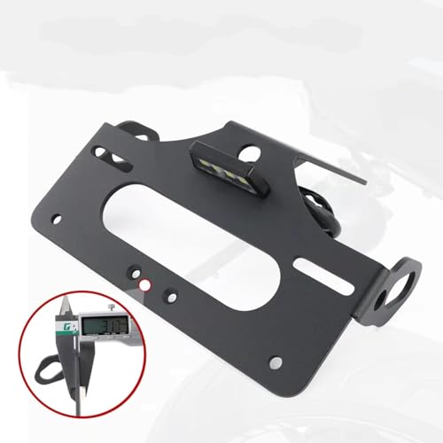 Support plaque immatriculation premium en alu pour kit suppression queue arrière CBR500R - 5