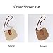 Busnos Straw Beach Bag Woven Purse Small Summer Beach Bags Womens Handbag Shoulder Purse Straw Clutch Purses for Women Cute Beige Shoulder Bag