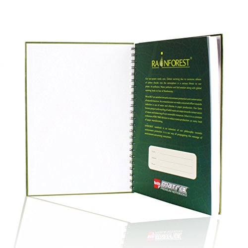 Image of BILT Matrix Rainforest Series Notebook - A4, Single Ruled