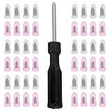 Outils faciles à utiliser : l’outil de réparation de pneus et le tournevis permettent une réparation précise et stable, rendant ce kit de réparation fiable pour les utilisateurs. bouchons de pneus en caoutchouc, bouchon de réparation de pneus de voiture