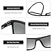 ZENOTTIC Polarized Sunglasses for Men Lightweight TR90 Frame UV400 Protection Square Sun Glasses