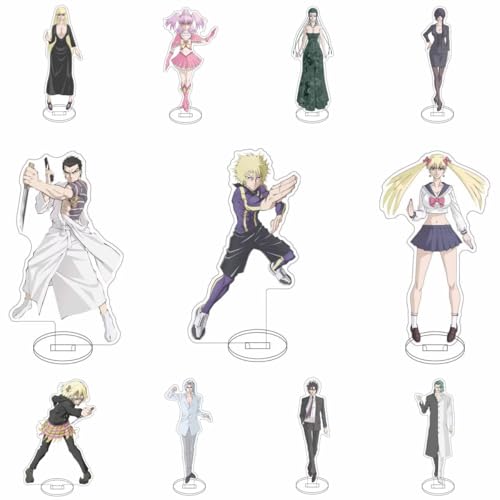 忍者と極道 アクリルスタンド 札を立て 飾り小物 台座あり アニメ周辺 透明アクリル製 展示用 デコレーション 部屋の置物 萌えグッズ ファッション 可愛い 軽量 装飾品 コスプレ小道具 贈り物 6点セット 非公式 (11（1点セット）) [並行輸入品]のサムネイル