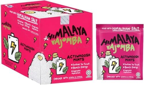 Big Foot Himalaya Salt Candy (Pack of 12) (Actiwhoosh Mints)
