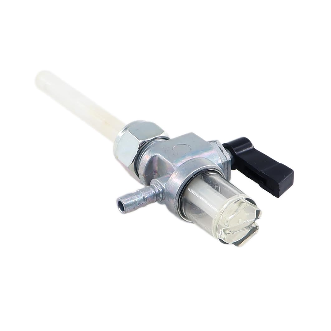 MCHNIC Grifo de gasolina Llave de combustible M16x1 con manguera de gasolina, filtro de gasolina para Simson, MZ, AWO, IWL, IFA, EMW R35, DKW RT 200, NSU Max