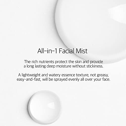 Raviel Pink Blossom Essence Facial Mist Spray, Daily Face Moisturizer, Rosewater, Aloe Vera, Lotus Flower Extract, Fast Hydrating & Soothing, Alcohol Free, Rejuvenating (3.4 Fl Oz) #TOP2