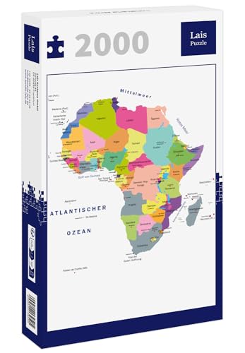 Lais Puzzle Landkarte Afrika 2000 Teile