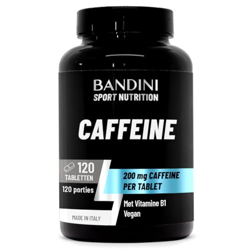 Bandini® Cafeïne Anhydraat 200 mg met vitamine B1 | 120 tabletten Caffeine