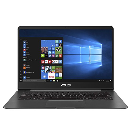 Asus Zenbook 35.5 cm (14 Pulgadas Matte FHD) Laptop (Intel Core i7-4700MQ 7500U, 16GB RAM, Nvidia® GeForce® 940Mx, 10), gris 256GB SSD