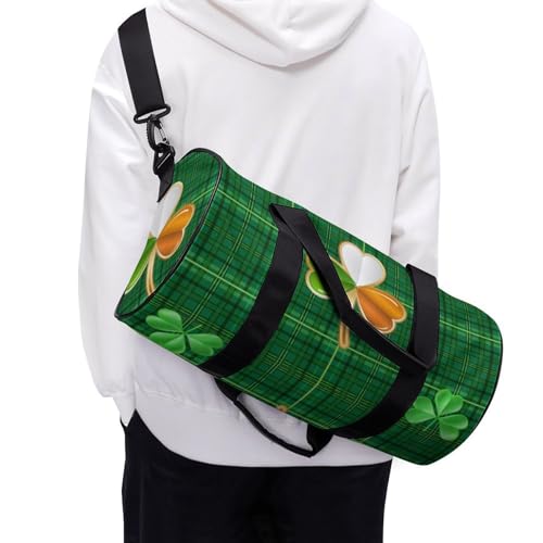 Sac de gym vert trèfle léger 45cm pour éviter l'encombrement - 6