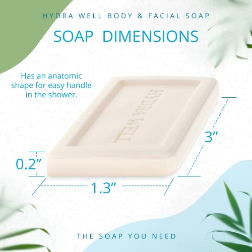 Hydra Well Bulk Soaps 0.85 Oz, 50 Pack Hotel Travel Size Mini Individually Wrapped Bars Small Bulk Toiletries For Guest Bathroom, Vacation Rentals, Airbnb, Vrbo, Charity Donations #TOP4