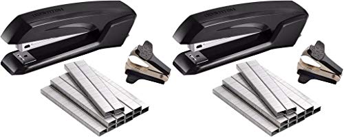 Bostitch Office Ascend 3 in 1 Stapler with Integrated Remover & Staple Storage, Value Pack with Staples & Remover, Assorted Colors (B210-CC), Full Size - 2 Pack