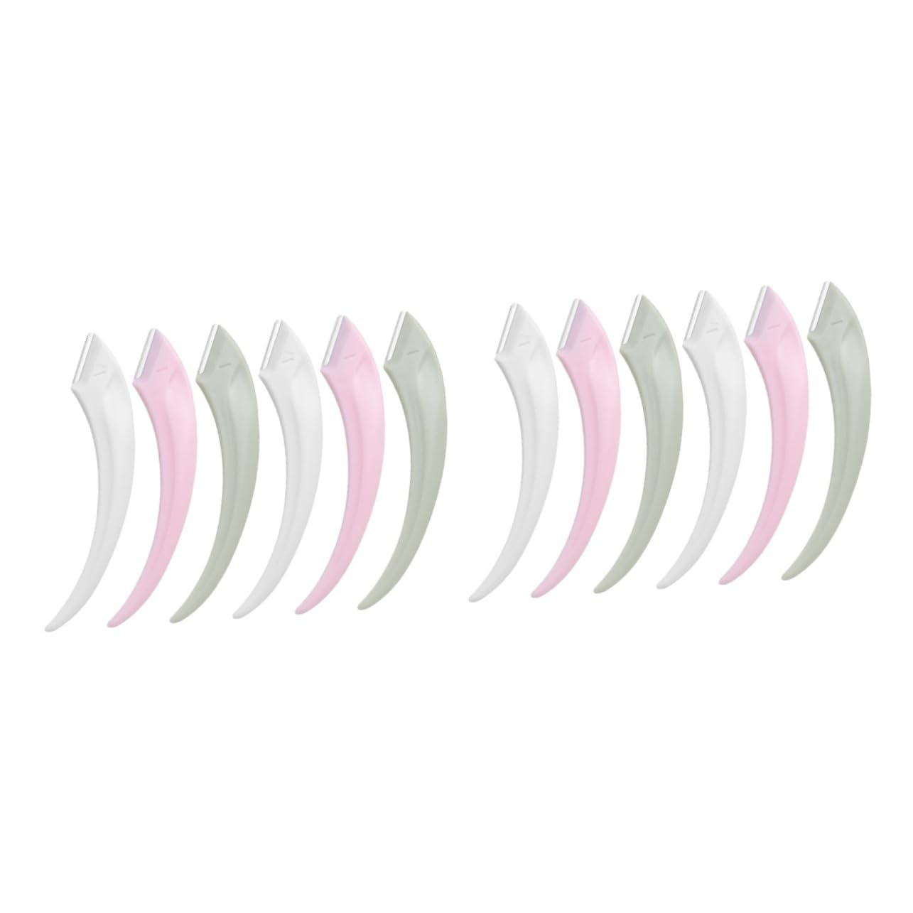 FOMIYES 2sets e Eyebrow Shaver Razor for Women Face Razors Stainless Steel Facial Hair Removal 6pcs*2