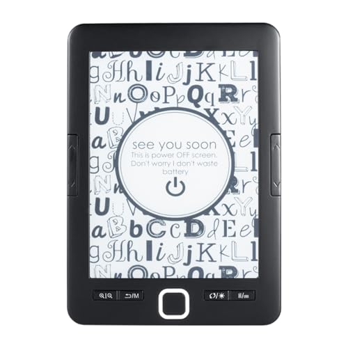 Dioche Lector de Libros Electrónicos Liviano, Pantalla sin Brillo de 6 Pulgadas con Estuche protector: Experiencia Agradable a la Vista y Personalizable, Memoria de 8 GB, Incluye Función de Audiolibro