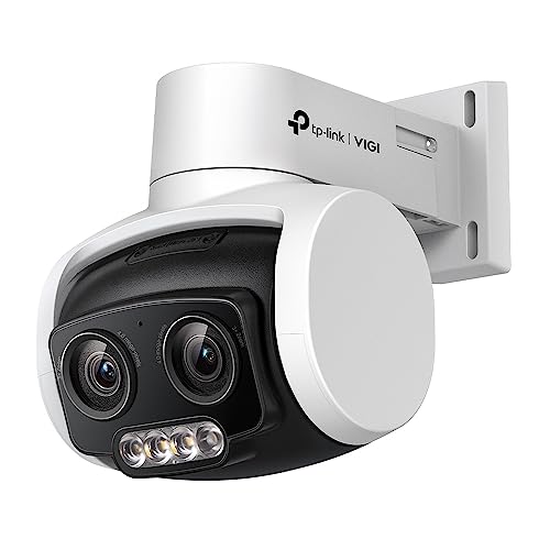 TP-Link VIGI C540V 4MP Outdoor Full-Color Dual-Lens Varifocal Pan Tilt Network Camera | Super-High Definition|3× Zoom | Active Defense| Two-Way Audio|H.265+ | IP66 Waterproof| Remote Management view 1