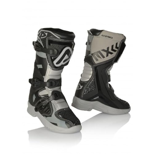 Acerbis Bottes X-Team pour enfant Noir/gris Taille 36