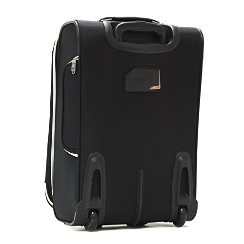 Olympia Luggage Hamburg 3-Piece Luggage Set,Black,One Size #TOP6