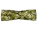 Produktbild ABAKUHAUS Camo Halstuch Bandana Kopftuch, Zusammensetzung der Schädel Scary Kopf Skelette Grafik Grunge Illustration, Elastisch und Angenehme alltags accessories, Grün Hellgrün Beige